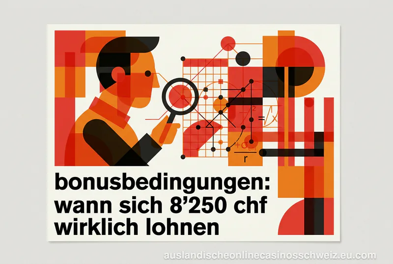 Bonusbedingungen: Wann sich 8'250 CHF wirklich lohnen